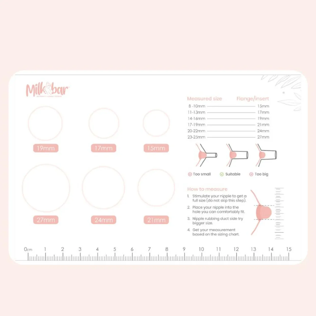 Milkbar Invisi Flow Wearable Breast Pump