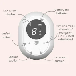 Milkbar Pure Freedom Portable SINGLE Breast Pump