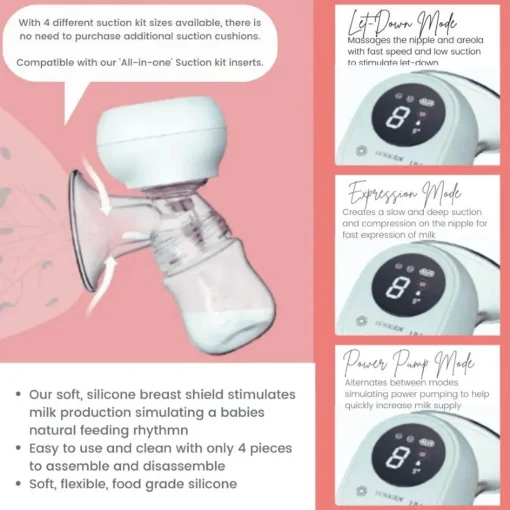 Milkbar Pure Freedom Portable SINGLE Breast Pump