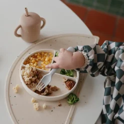 Mushie Dinnerware Fork & Spoon Set