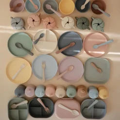 Mushie Dinnerware Round Plate 2pc