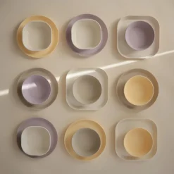 Mushie Dinnerware Round Plate 2pc