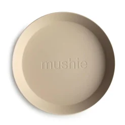 Mushie Dinnerware Round Plate 2pc