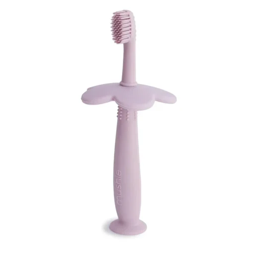 Mushie Silicone Flower Training Toothbrush