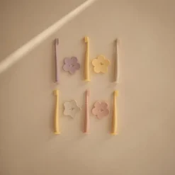 Mushie Silicone Flower Training Toothbrush
