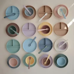 Mushie Silicone Suction Plate (Divided Plate)