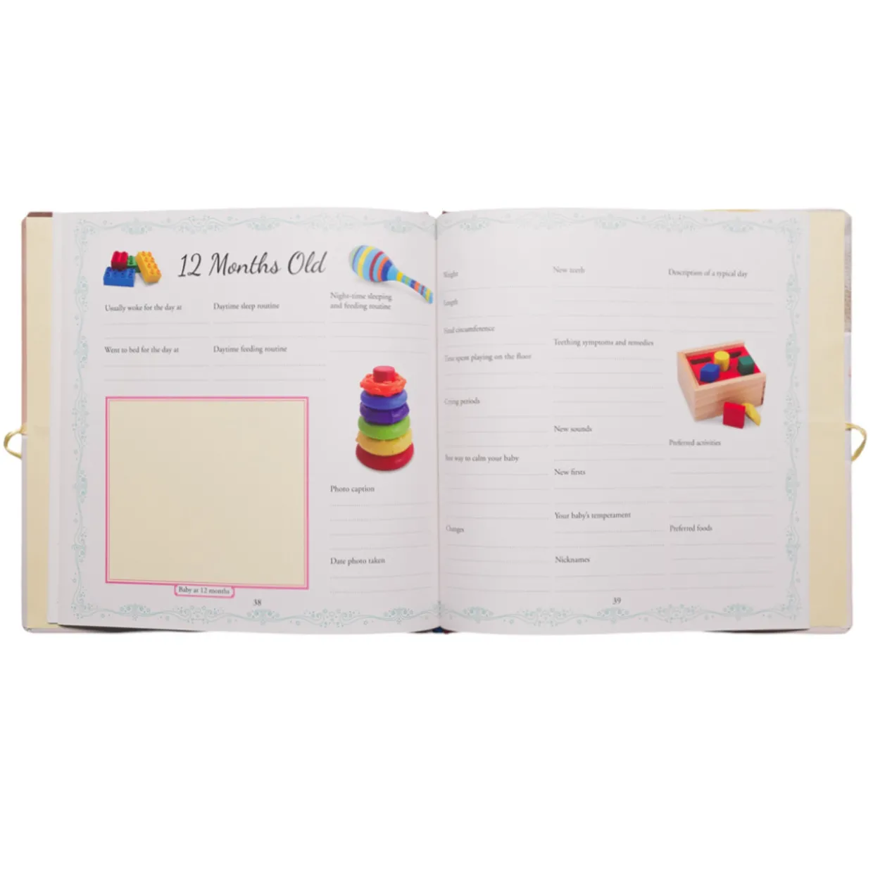 My Baby Record Book YELLOW with Nursery Rhymes