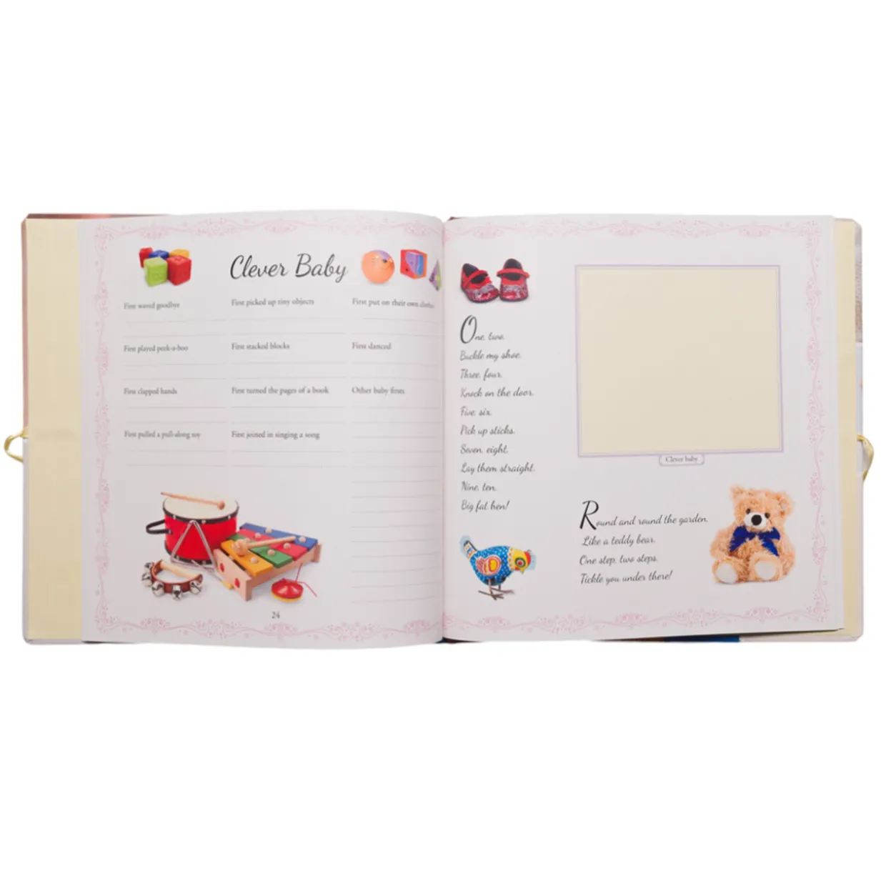 My Baby Record Book YELLOW with Nursery Rhymes