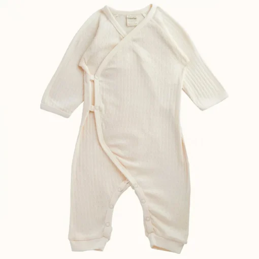 Nature Baby Cotton Pointelle Kimono Stretch and Grow