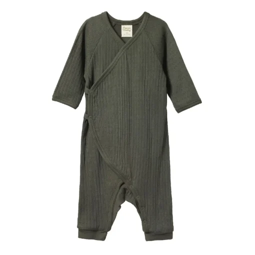 Nature Baby Cotton Pointelle Kimono Stretch and Grow