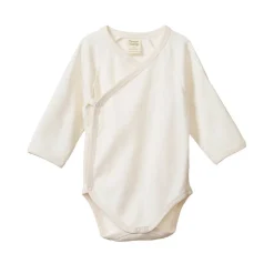 Nature Baby Long Sleeve Kimono Pointelle Bodysuit