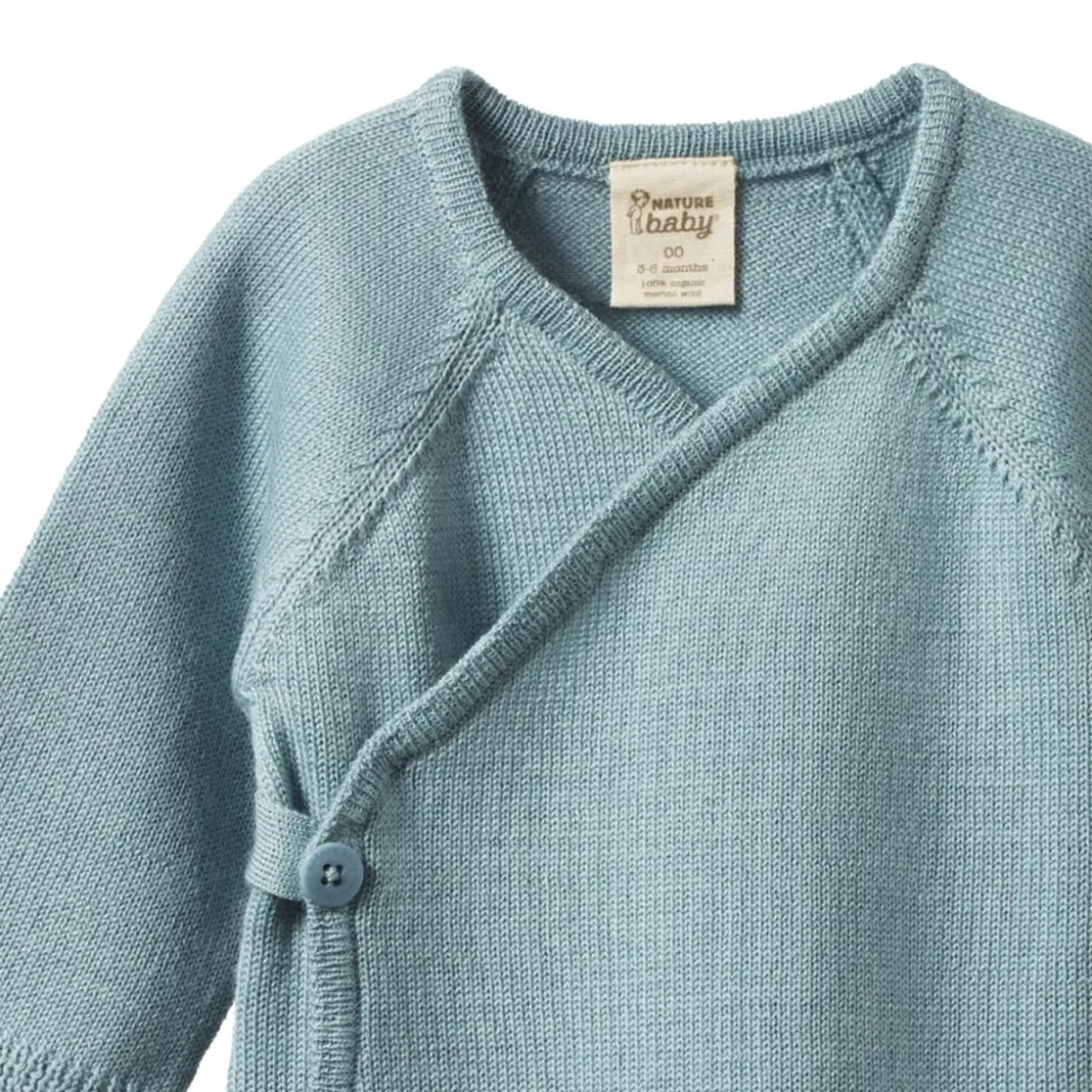 Nature Baby Merino Wool Knit Kimono Jacket