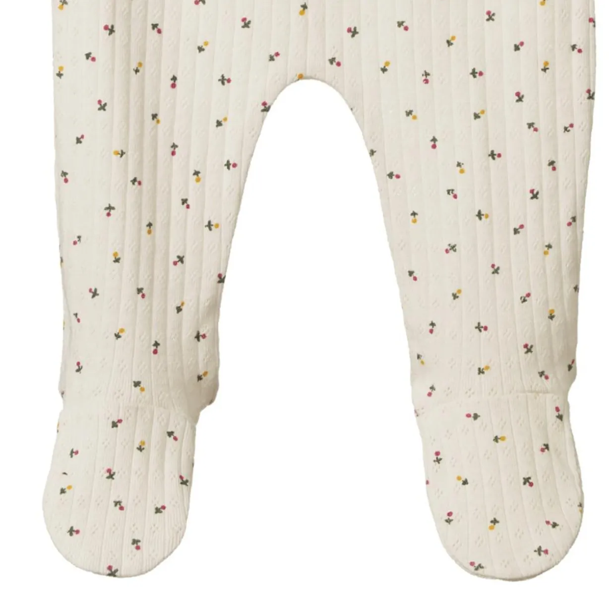 Nature Baby Pointelle Footed Romper