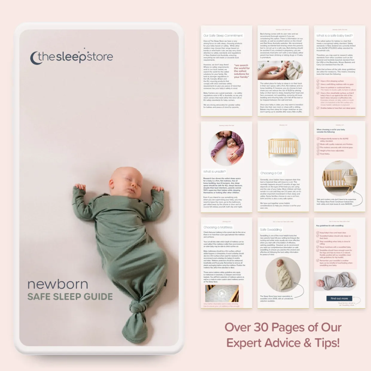 Newborn Series - Safe Sleep Digital Mini eBook (NZ)