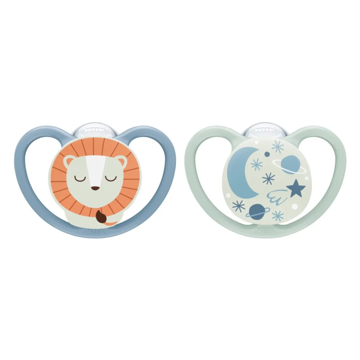 Nuk Space Night Soother 2 Pack