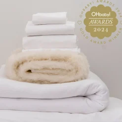 Organic Jersey Large Co-Sleeper Fitted Sheet 88 x 53cm - Clearance