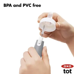 OXO Tot Bottle Brush with Detail Cleaner & Stand