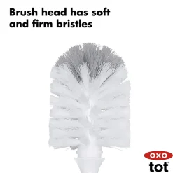 OXO Tot Bottle Brush with Detail Cleaner & Stand