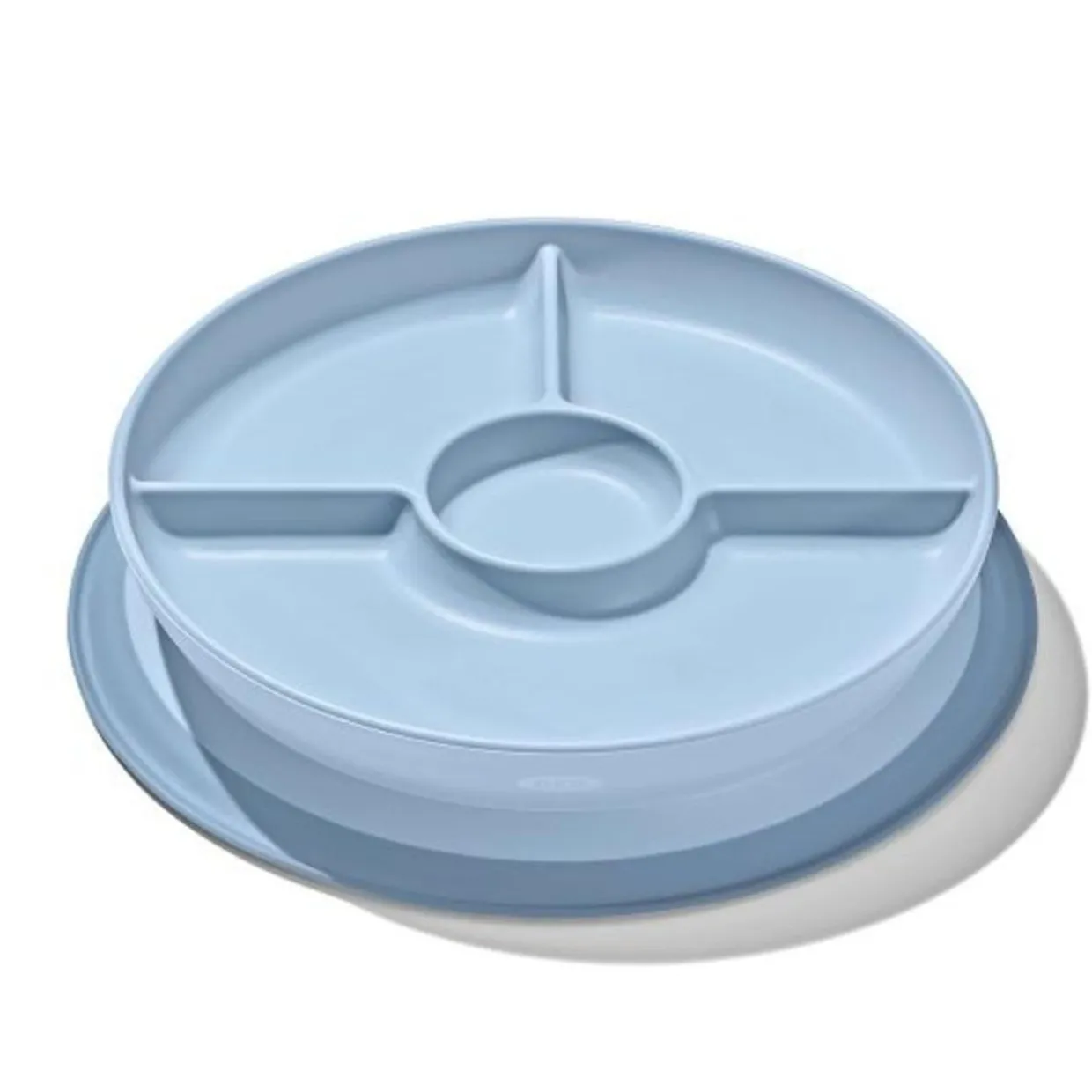 OXO Tot Stick & Stay Suction Divided Plate