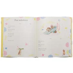 Peter Rabbit Baby Record Hardcover Book