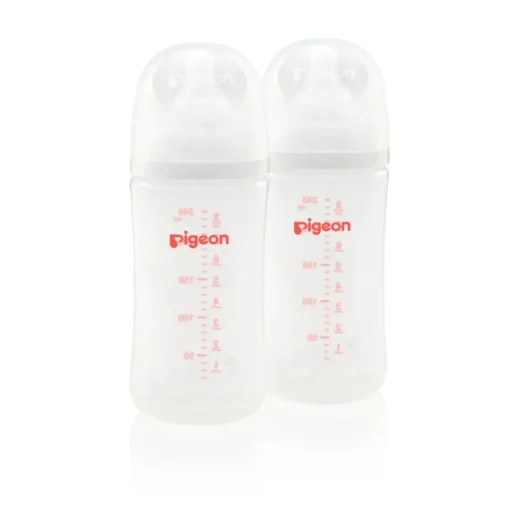Pigeon SoftTouch Wide Neck Bottle PP Twin Pack