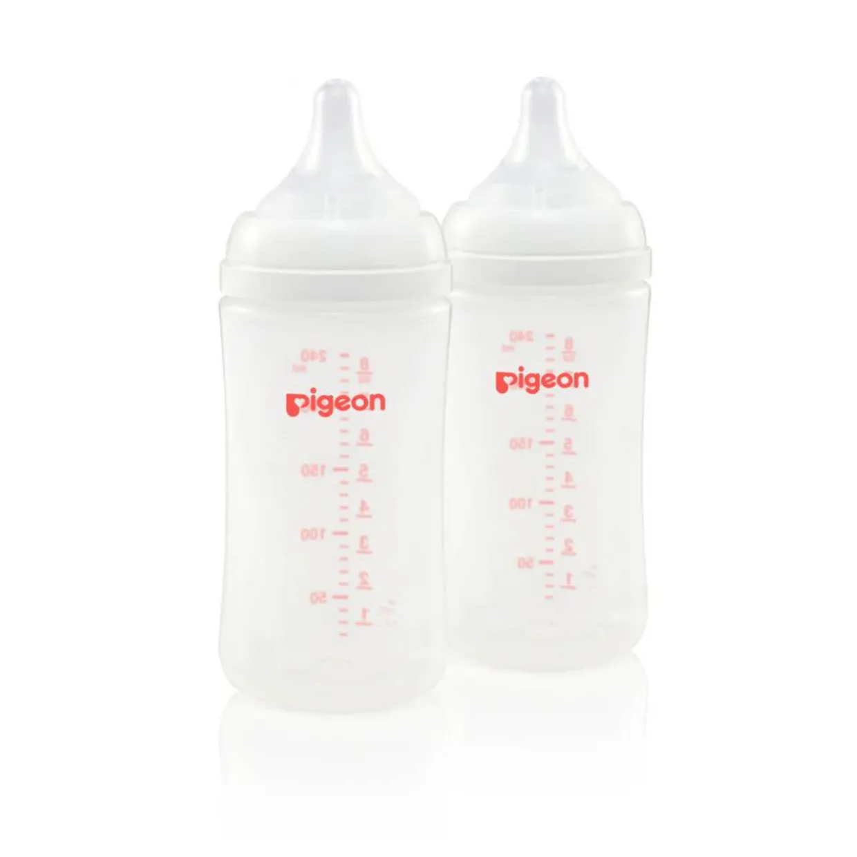 Pigeon SoftTouch Wide Neck Bottle PP Twin Pack
