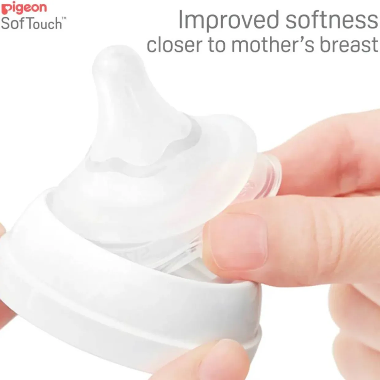Pigeon SoftTouch Wide Neck Bottle PP Twin Pack