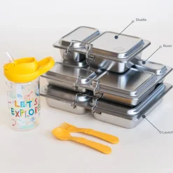 PlanetBox Stainless Steel Lunchbox - Shuttle