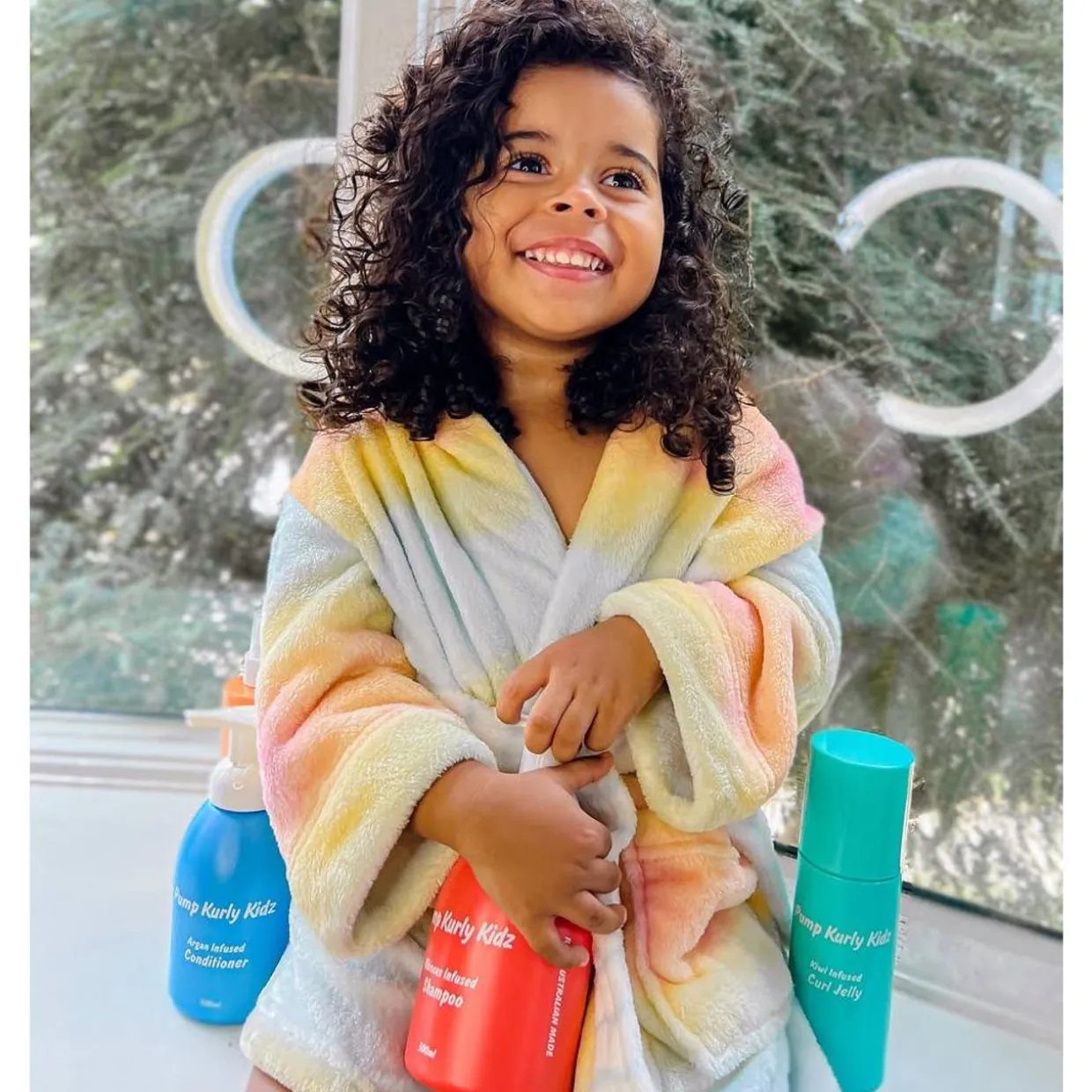 Pump Kurly Kidz Argan Infused Conditioner