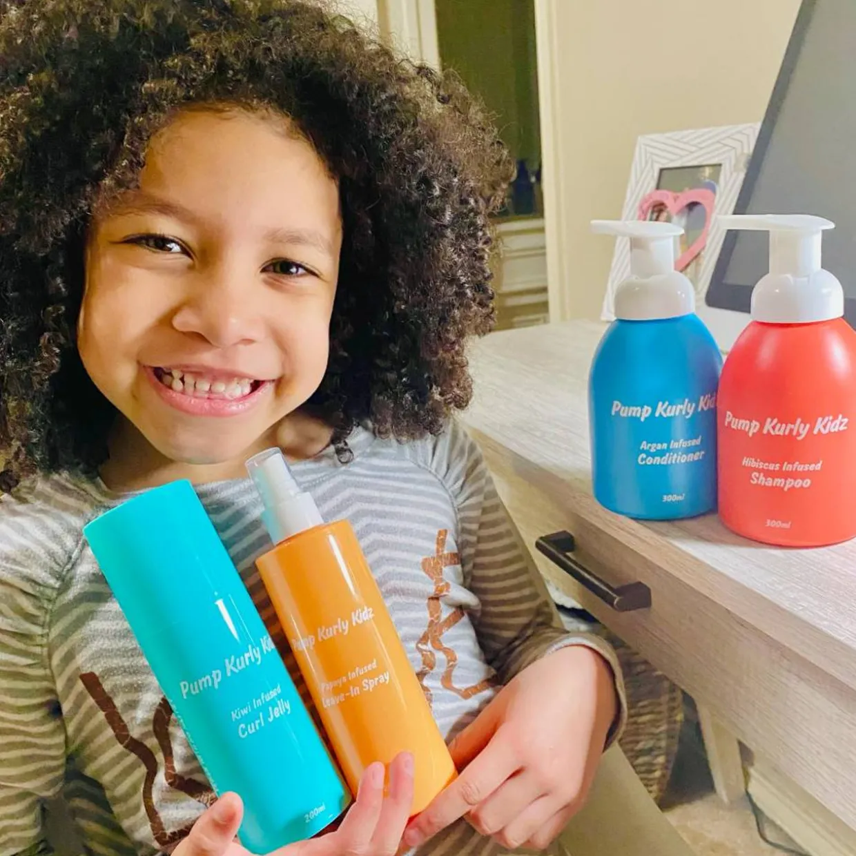 Pump Kurly Kidz Papaya Infused Leave-In Spray