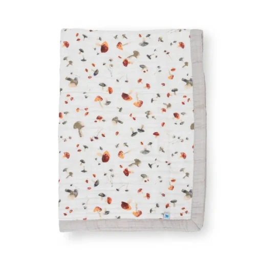 Quilted Cotton Muslin Baby Blanket