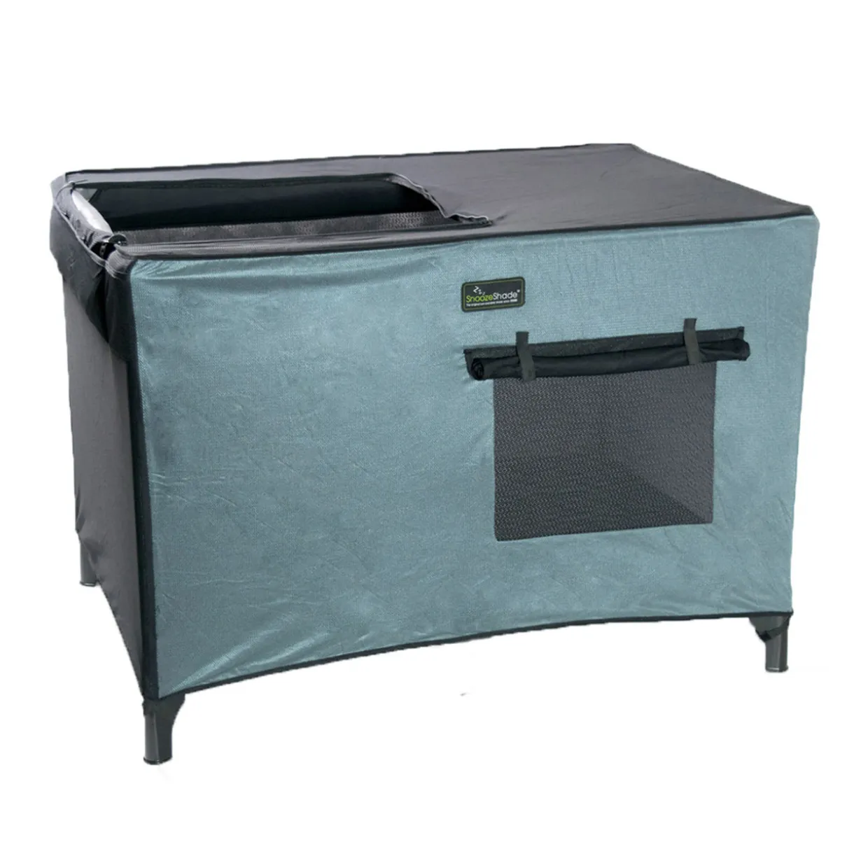 SnoozeShade Air-Permeable Travel Cot Blackout Cover