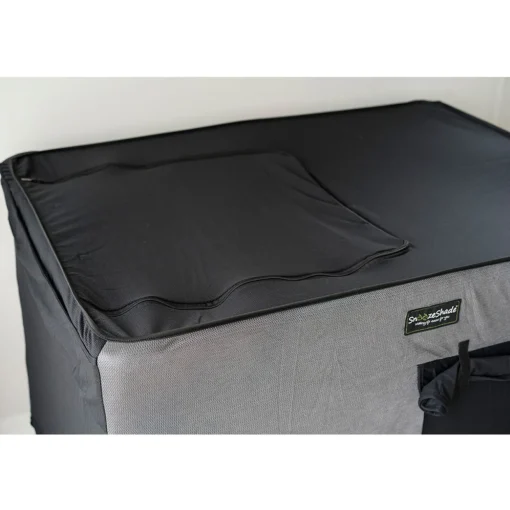 SnoozeShade Air-Permeable Travel Cot Blackout Cover