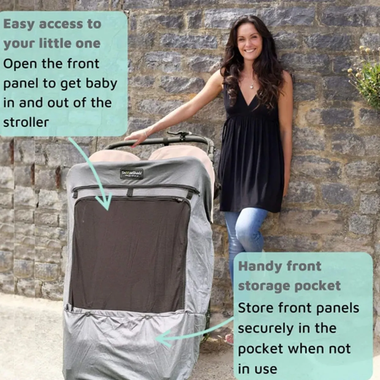 SnoozeShade Buggy Sun & Sleep Shade - Twin Deluxe