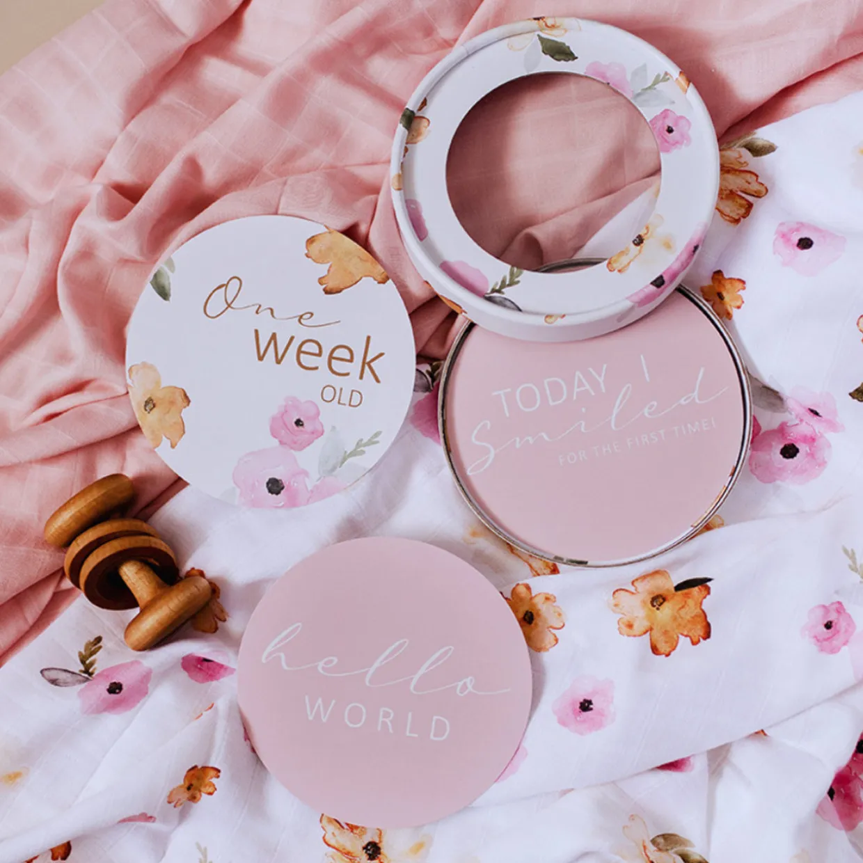 Snuggle Hunny Reversible Milestone Cards