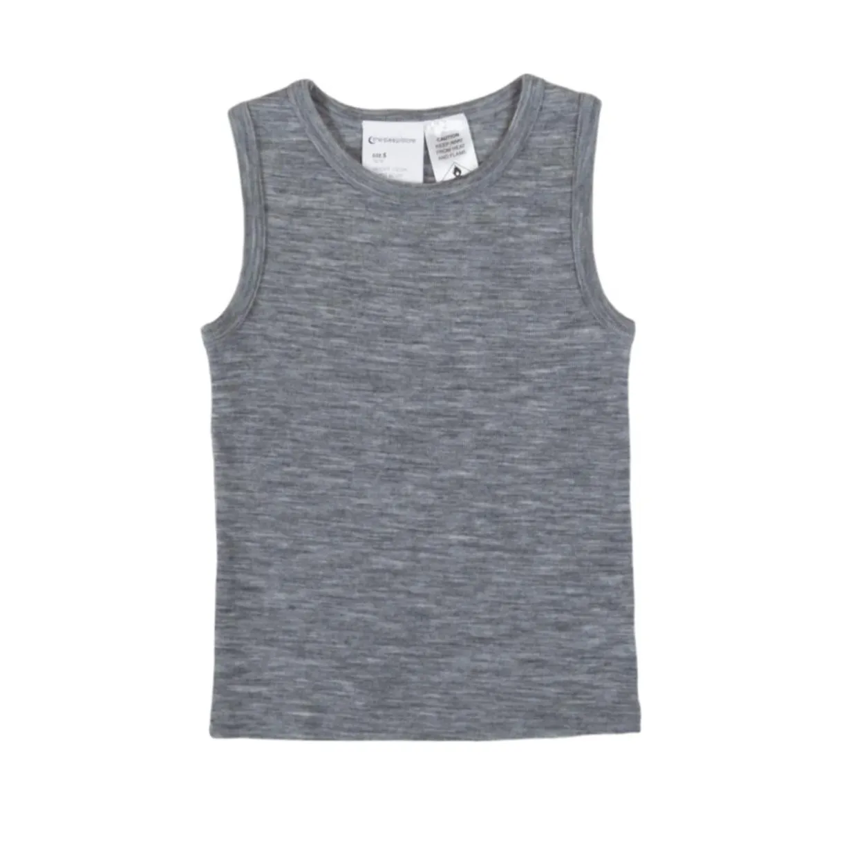 The Sleep Store Deluxe Merino Rib Kids Singlet