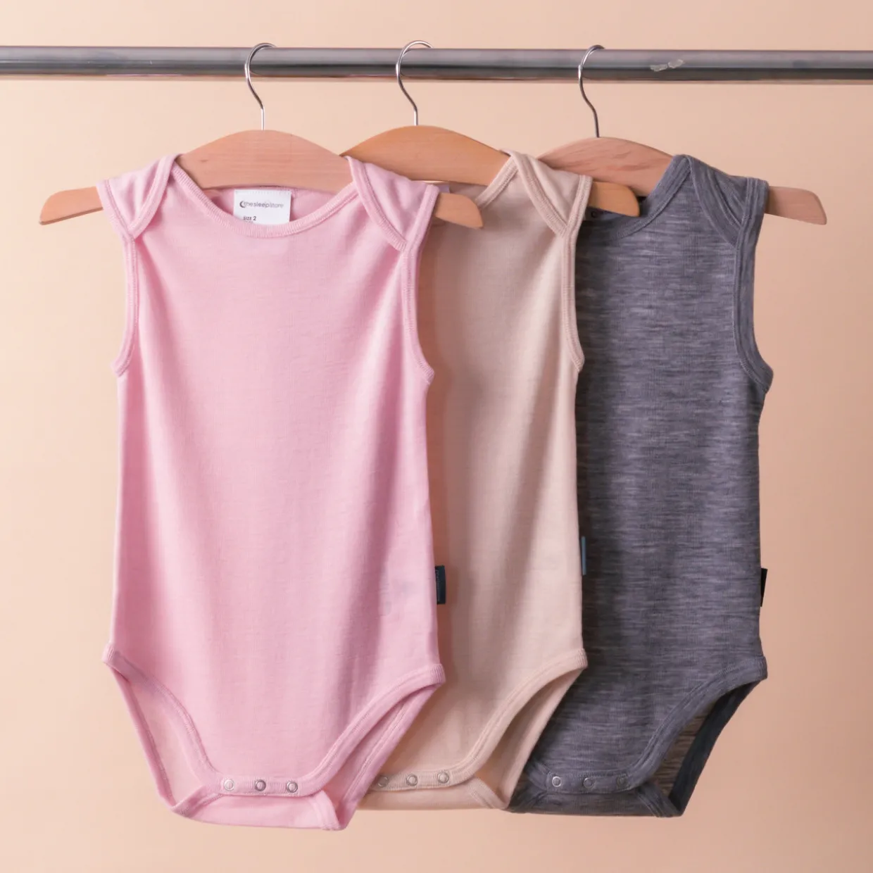 The Sleep Store Deluxe Merino Rib Singletsuit