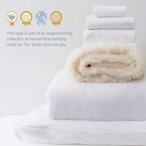 The Sleep Store Flat Sheet with Waterproof Panel