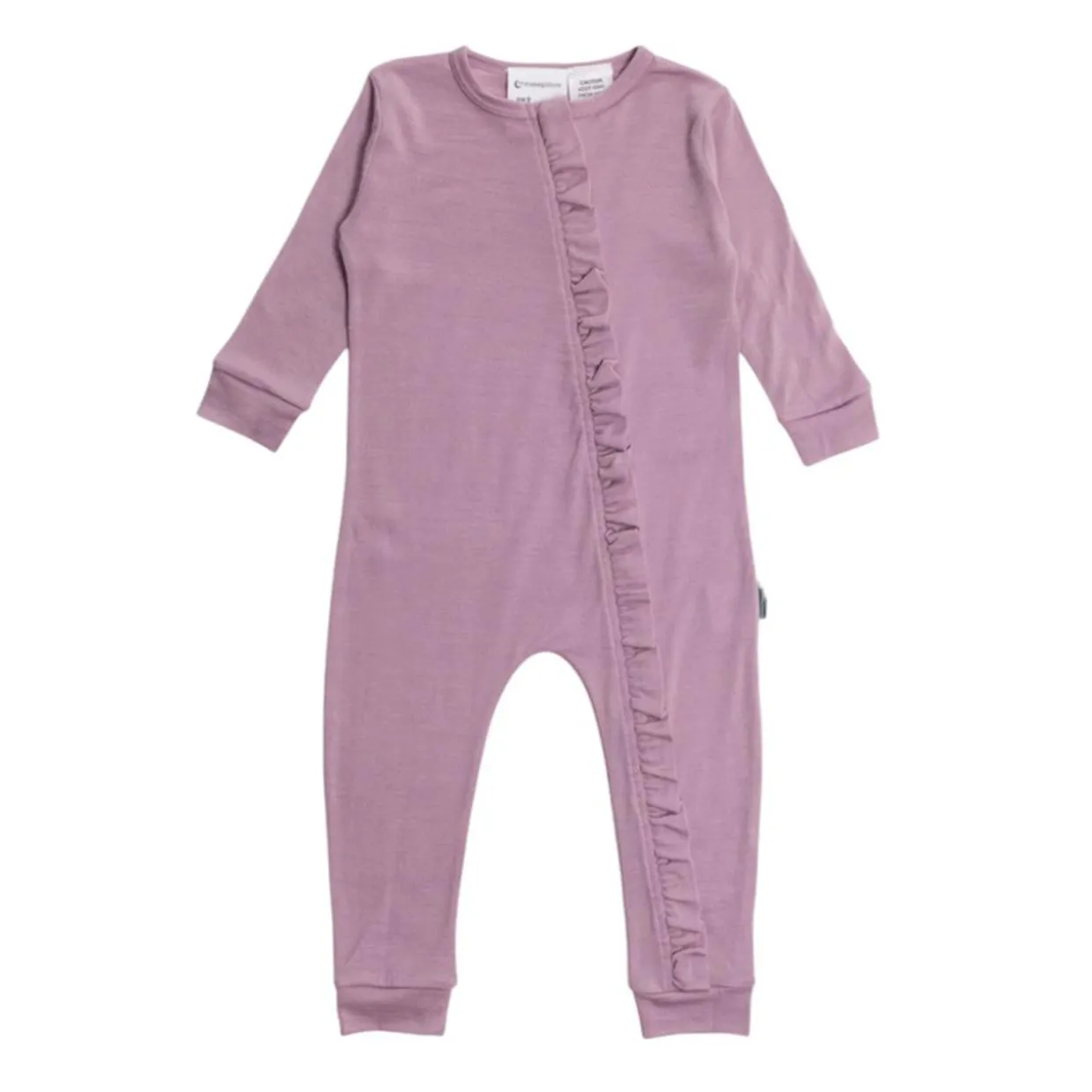 The Sleep Store Jersey Merino - Ruffle Zipsuit