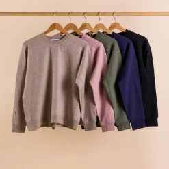 The Sleep Store Merino Tencel Fleece - Women's Crew Jumper