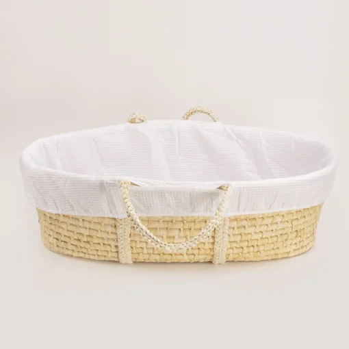 The Sleep Store Moses Basket with Waffle Liner
