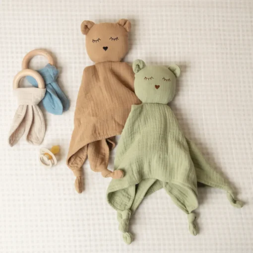 The Sleep Store Sleepy Bear Muslin Comforter