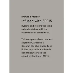 Therapy Man Face Balm SPF15 - Sea Salt & Sandalwood - Clearance