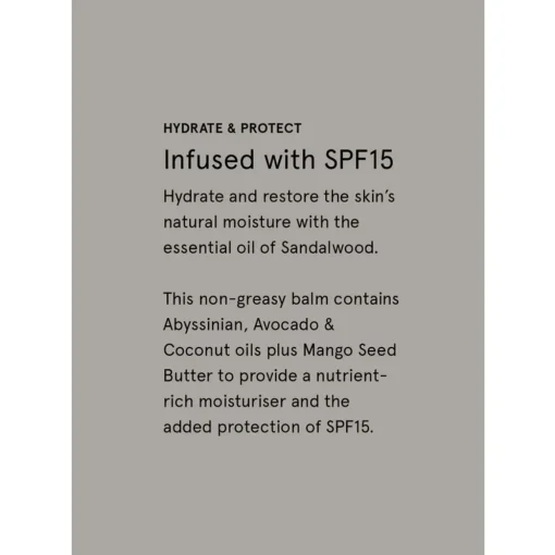 Therapy Man Face Balm SPF15 - Sea Salt & Sandalwood - Clearance