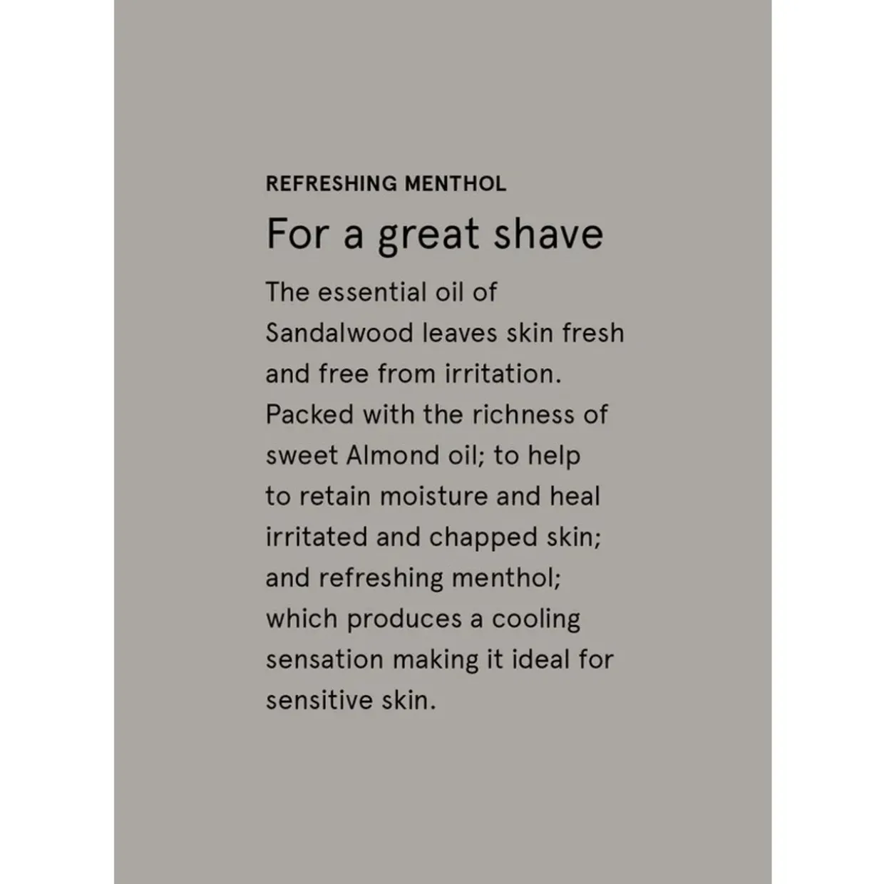 Therapy Man Shaving Cream - Sea Salt & Sandalwood - Clearance