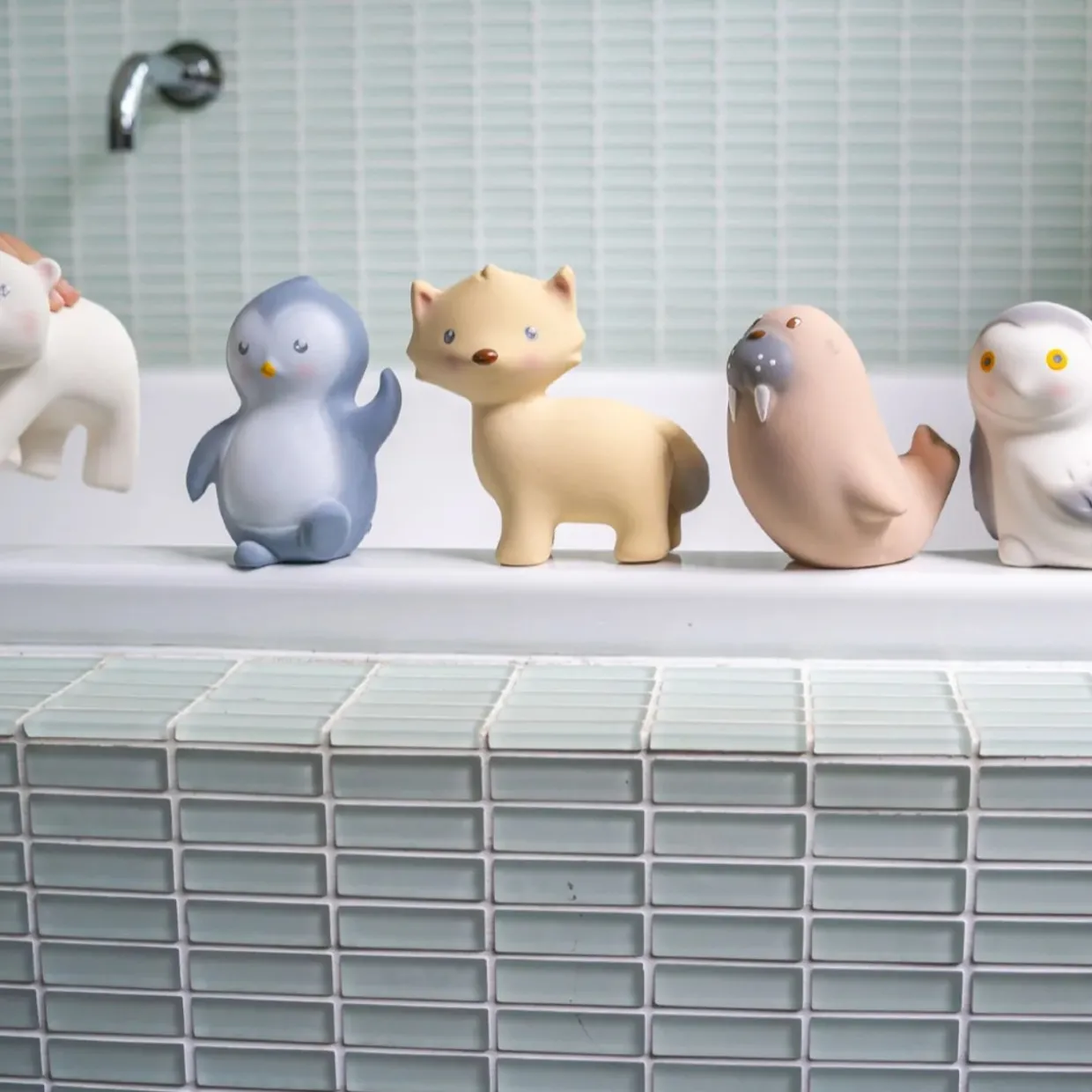 Tikiri Natural Rubber Toy - My 1st Tikiri Arctic Fox