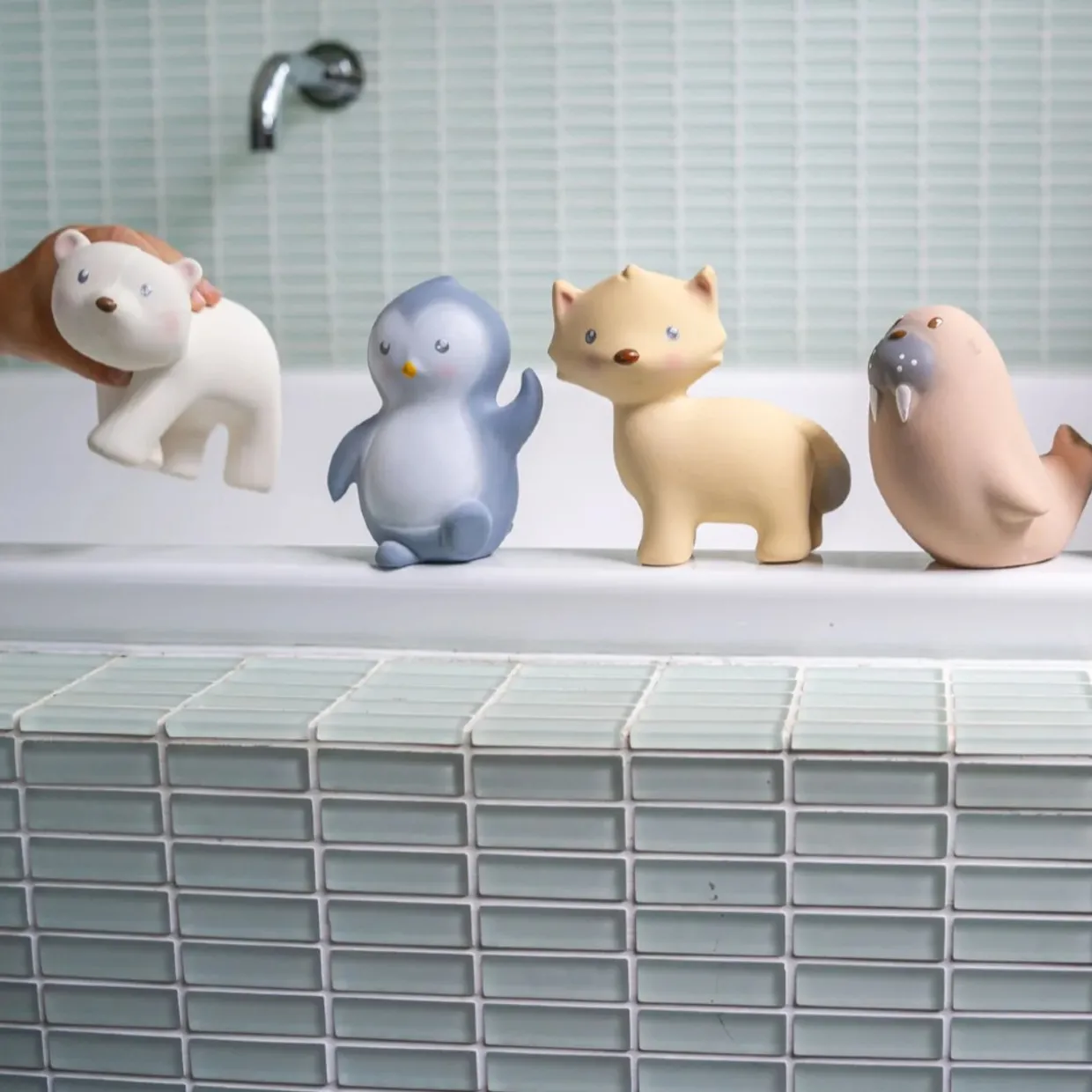 Tikiri Natural Rubber Toy - My 1st Tikiri Arctic Polar Bear