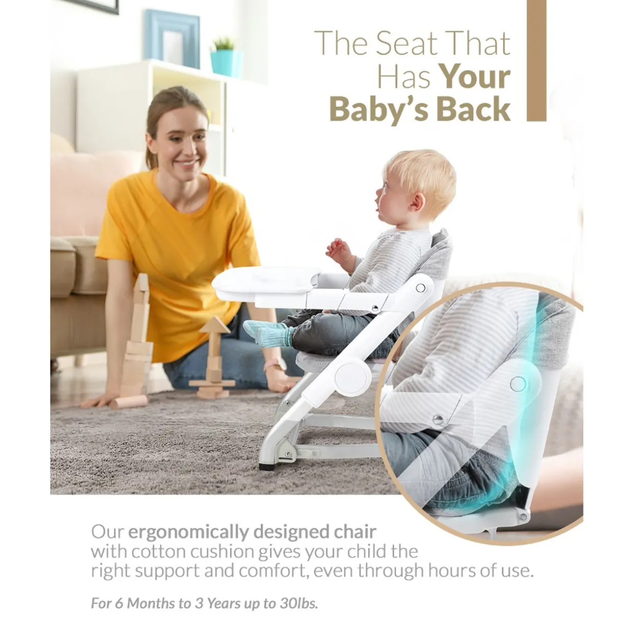 Unilove Feed Me 3-in-1 Dining Booster Seat