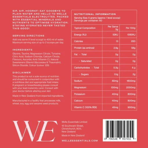 Welle Essentials Electrolytes - Strawberry Daiquiri