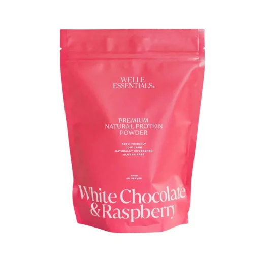 Welle Essentials Premium Natural Protein - White Choc & Raspberry